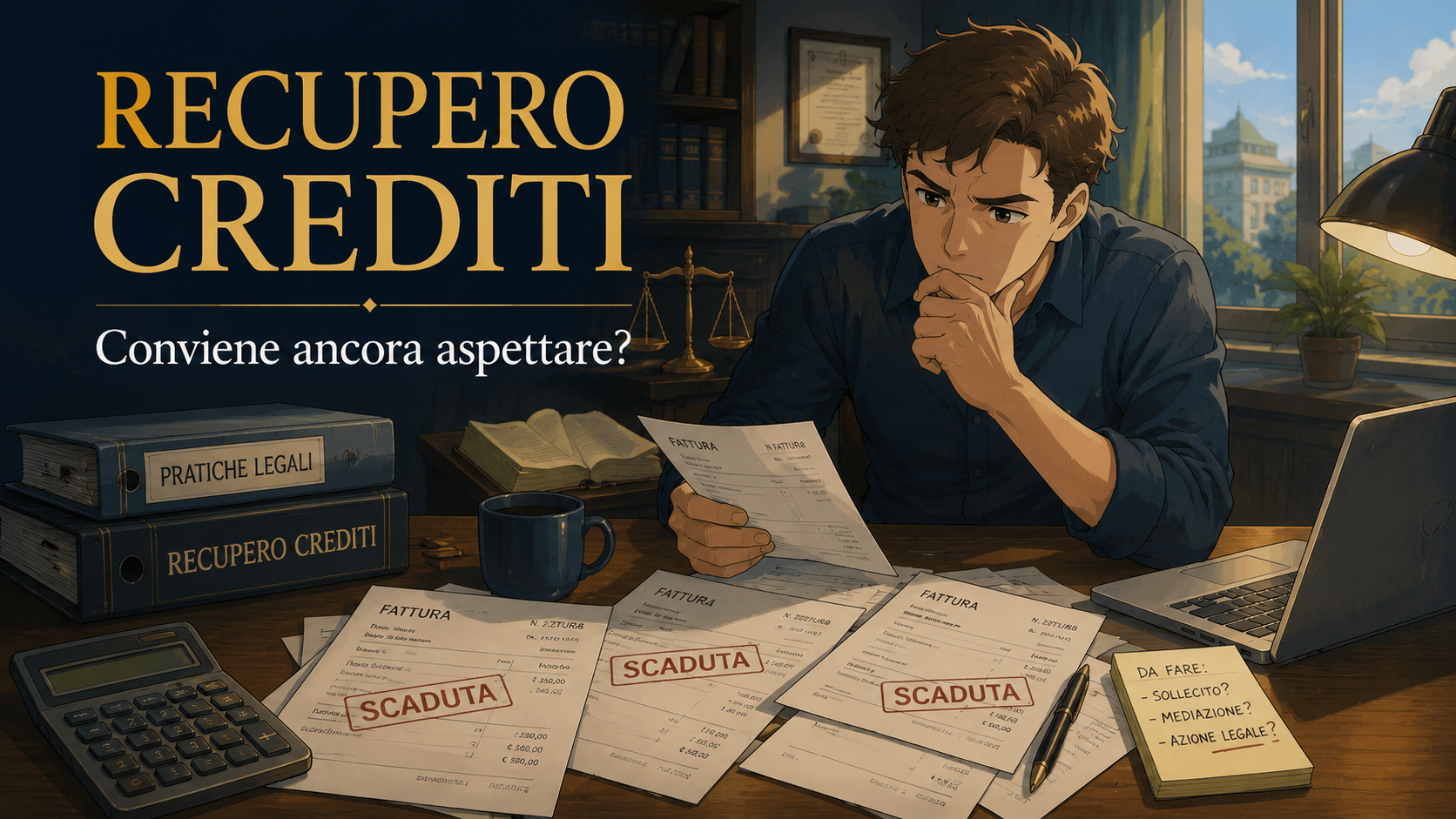Recupero crediti: quando conviene agire subito e quali strumenti ha il creditore