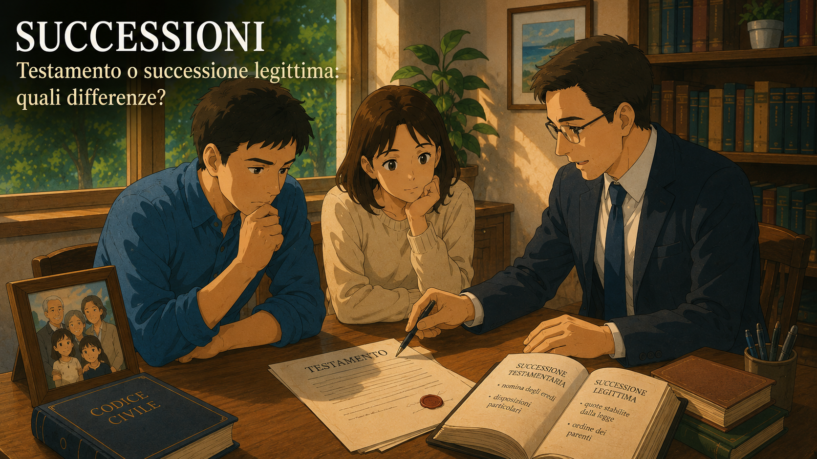 Testamento o successione legittima: quali differenze? Cosa cambia davvero per gli eredi?