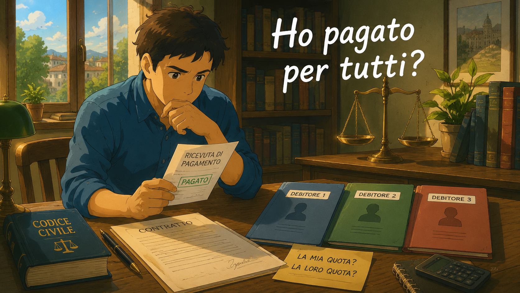 Ho pagato anche per gli altri: posso recuperare la loro parte?