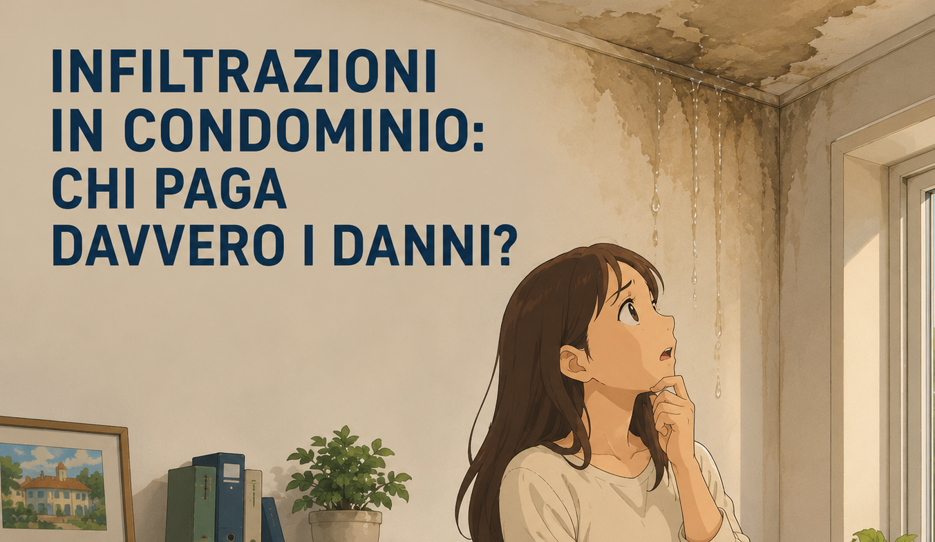 Infiltrazioni in condominio: chi paga i danni?