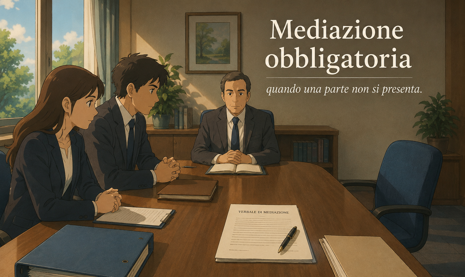 Mediazione obbligatoria: se la controparte non si presenta, la causa può andare avanti?