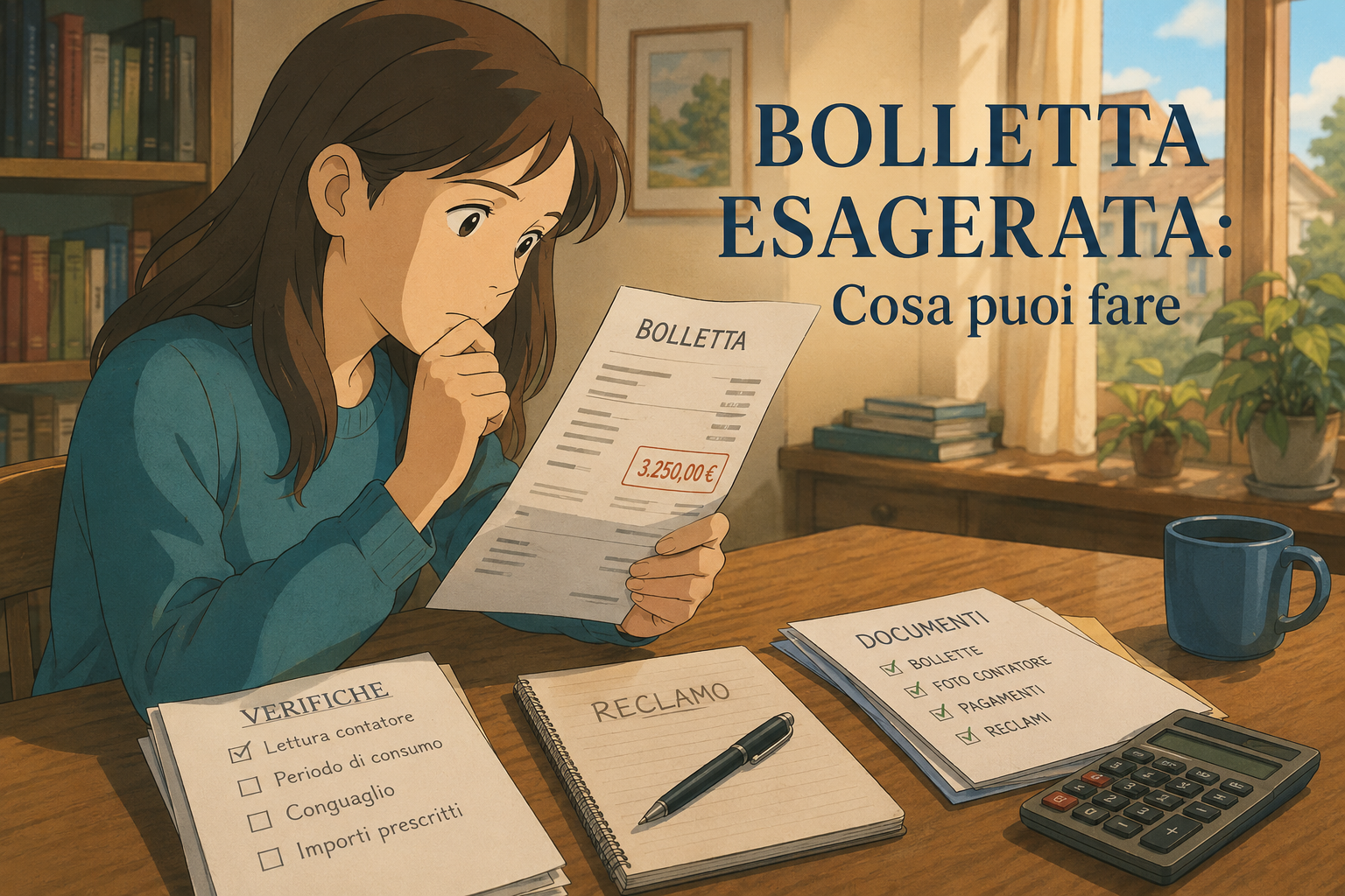Mi è arrivata una bolletta esagerata: cosa devo fare?