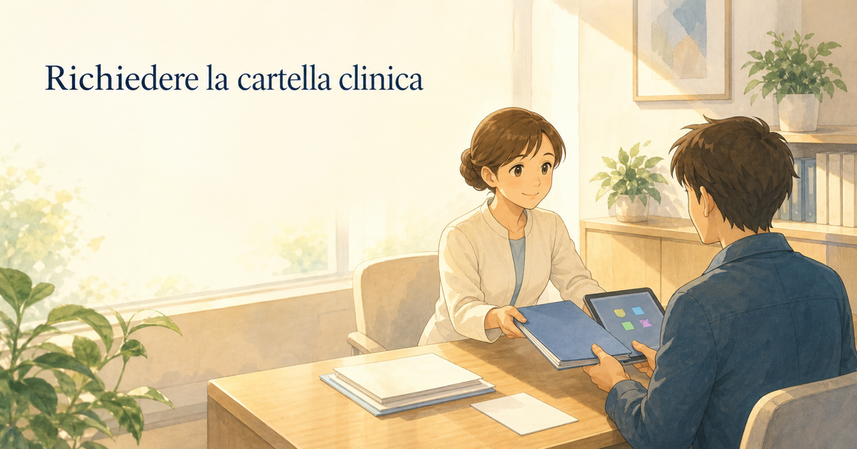 Cartella clinica: come richiederla e in quanto tempo deve essere consegnata?