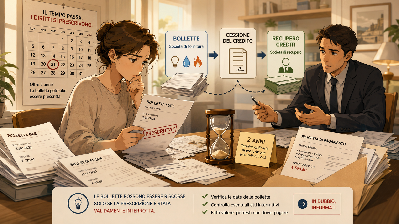 Prescrizione bollette e recupero crediti: cosa sapere.