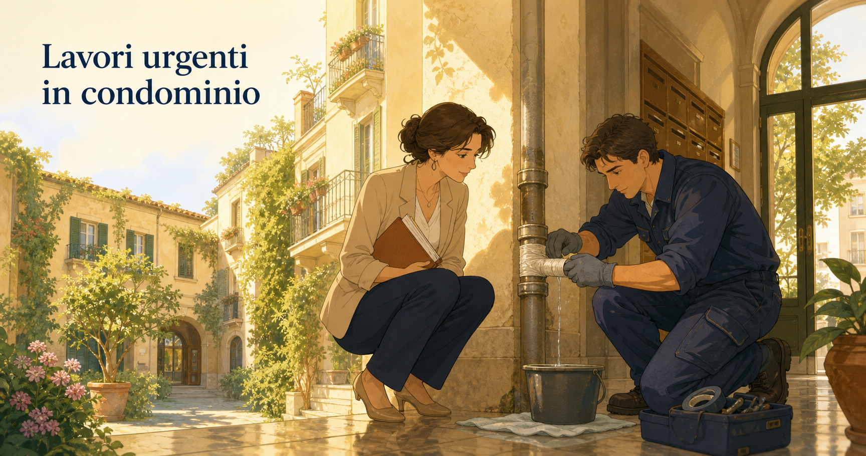 Lavori urgenti in condominio: l’amministratore può agire senza assemblea?