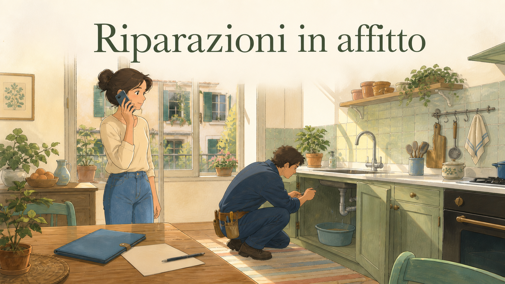 Riparazioni in affitto chi paga?